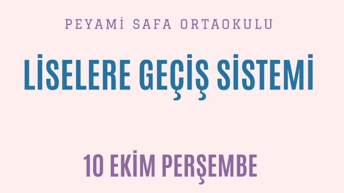 8.sınıf velilerine yönelik LGS ve Üst Eğitim Kurumları hakkında seminer duyurusu