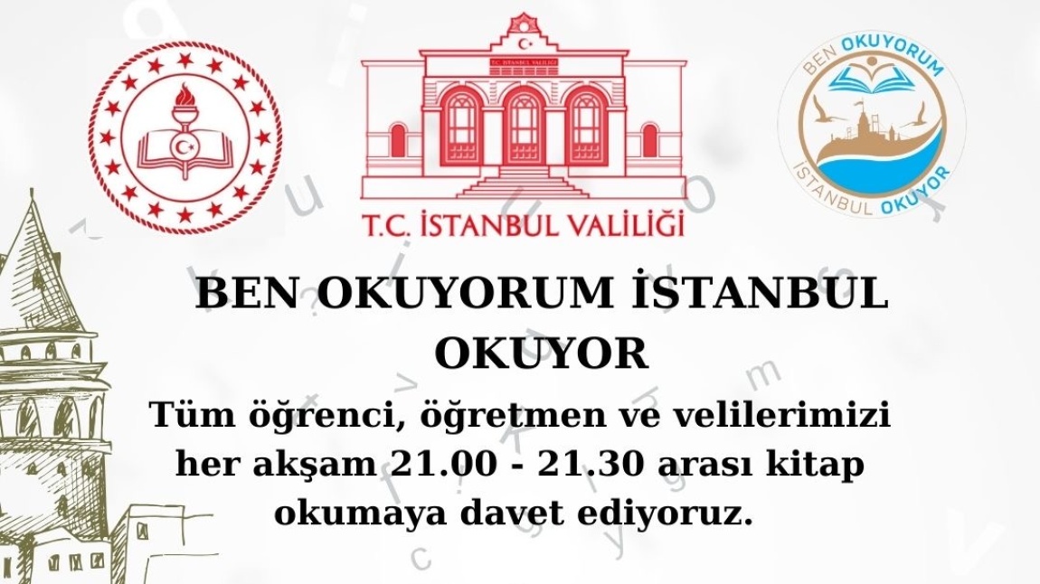 Ben Okuyorum İstanbul Okuyor Projesi